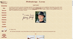 Desktop Screenshot of pfeifen-lorenz.com
